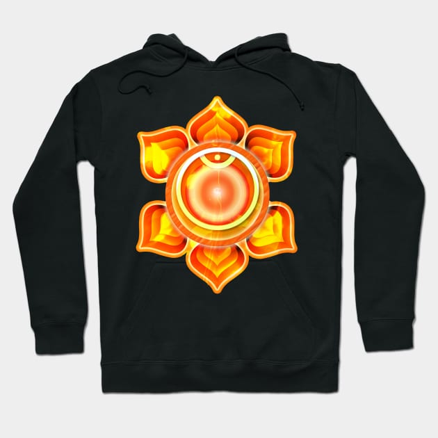 Sacral Chakra, Svadhishthana Hoodie by KJ PhotoWorks & Design